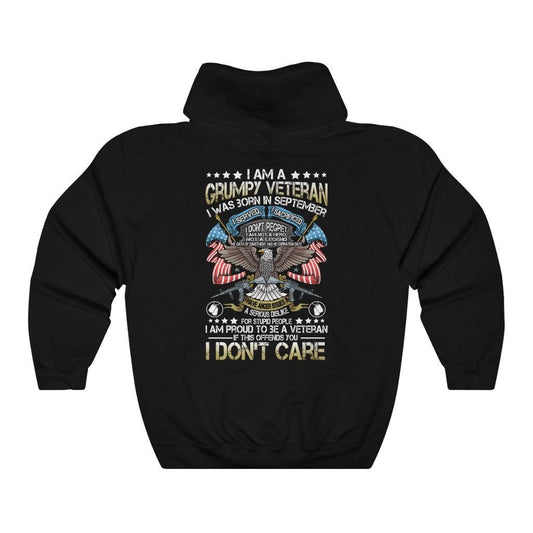 I Am Proud To Be A Grumpy Veteran Hoodie - Military Republic