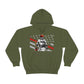 Thin Red Line Flag Firefighter Hoodie