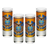 Air Force Double Flag Shot Glasses-Military Republic
