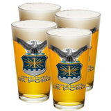 Air Force Missile Pint Glasses-Military Republic