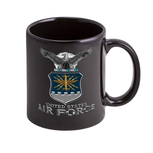 Air Force Missile Stoneware Mug Set - Black - Military Republic