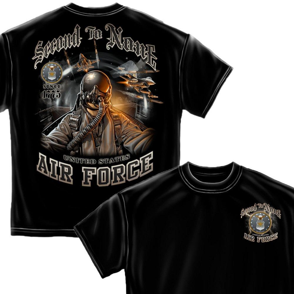 Air Force Second To None T-Shirt-Military Republic
