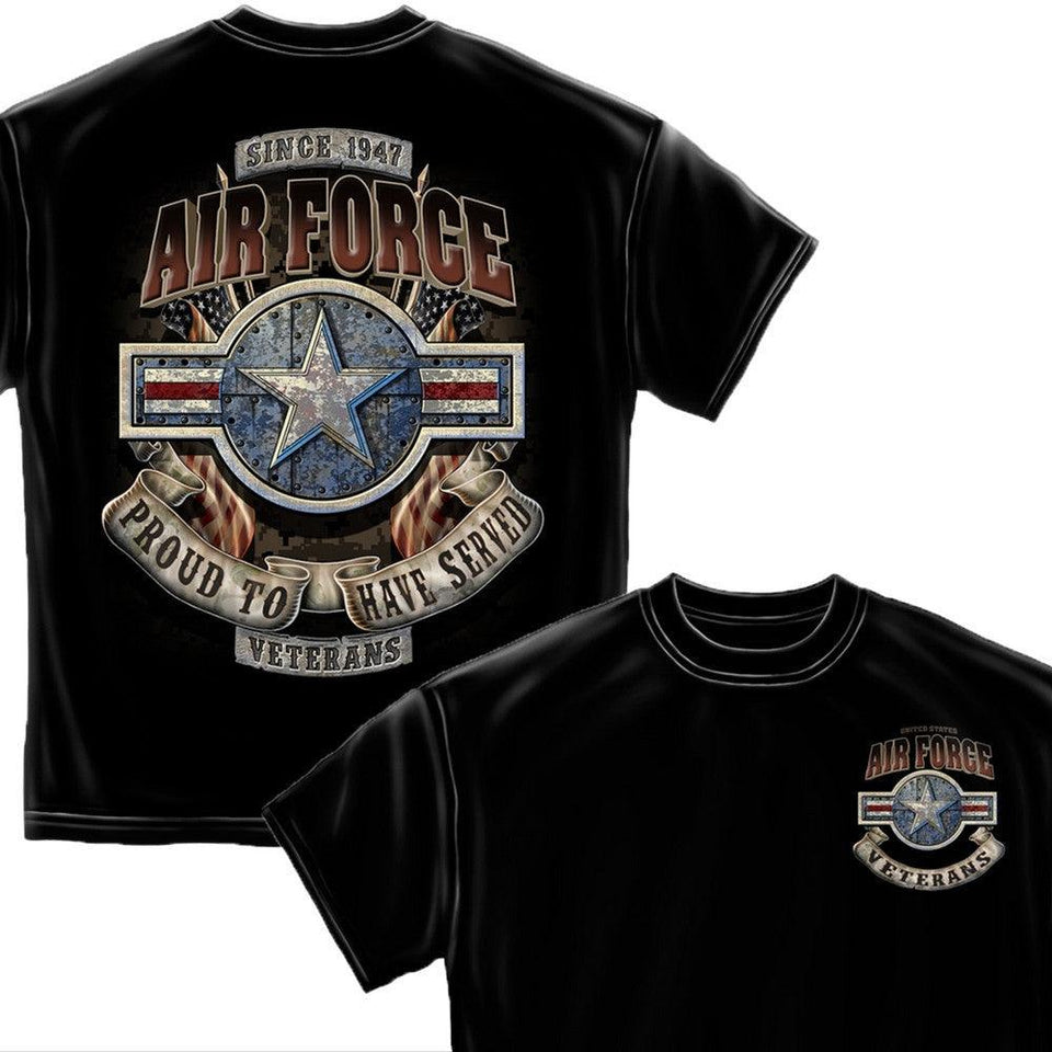 Air Force Veteran T-Shirt-Military Republic