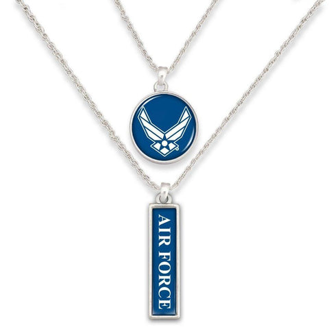 Air Force Double Down Necklace-Military Republic