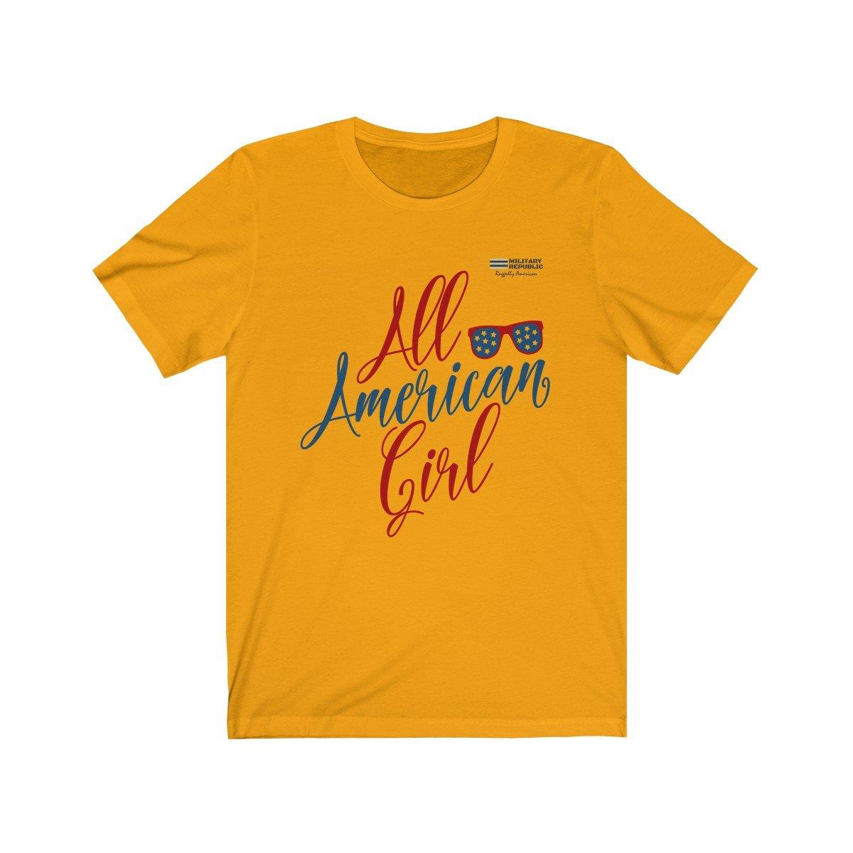 All American Girl T-Shirt - Military Republic