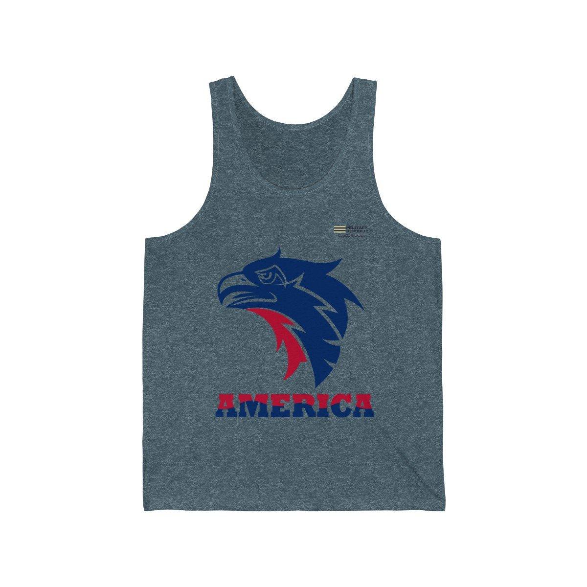 American Eagle Unisex Jersey Tank Top - Military Republic