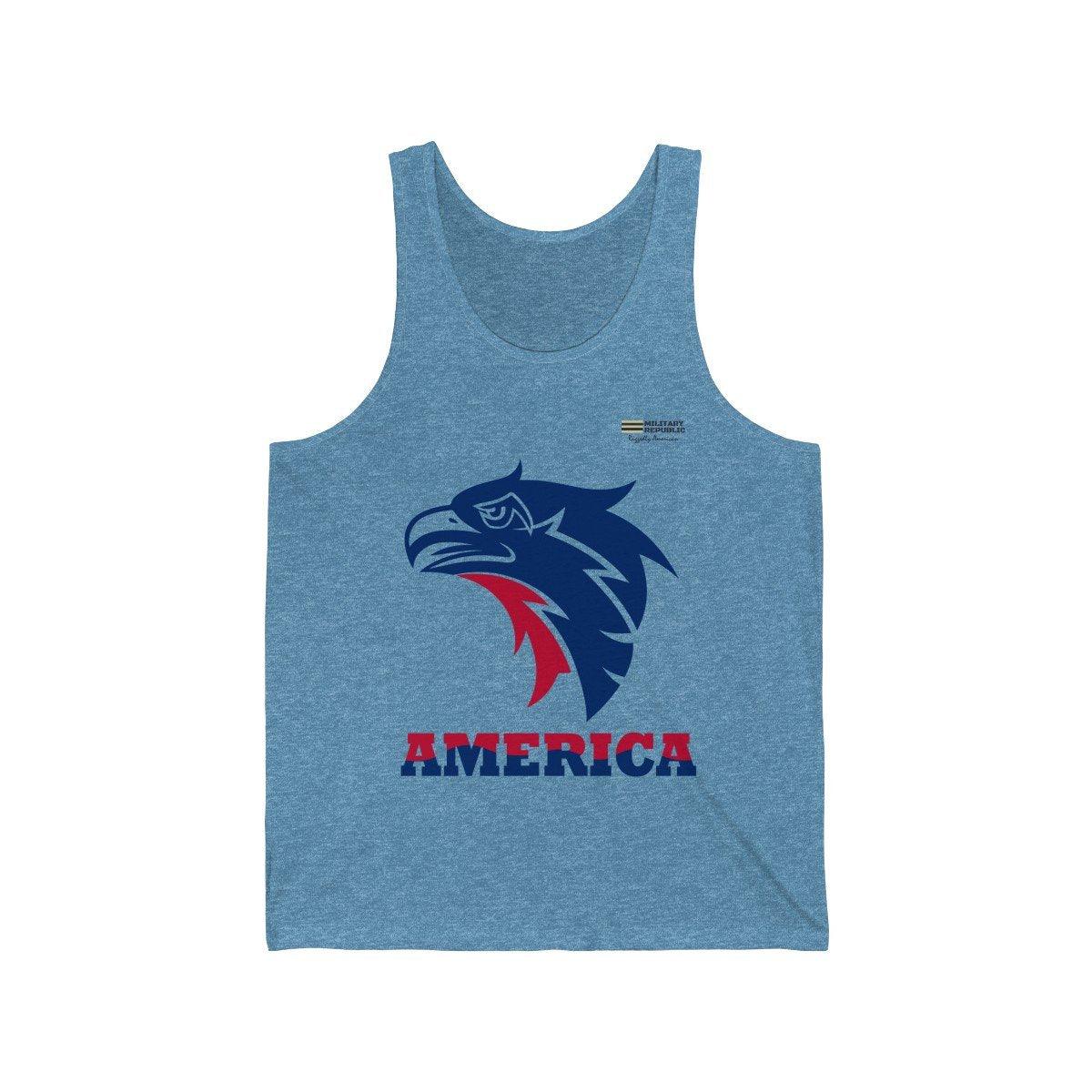 American Eagle Unisex Jersey Tank Top - Military Republic