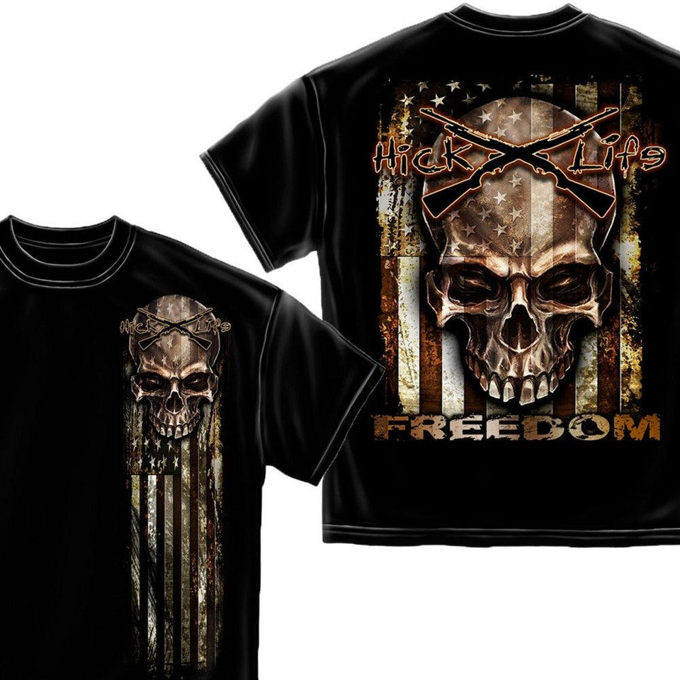 American Flag of Freedom T-Shirt-Military Republic