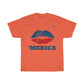 American Patriotic Lips 'Merica T-shirt - Military Republic