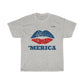 American Patriotic Lips 'Merica T-shirt - Military Republic