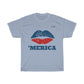 American Patriotic Lips 'Merica T-shirt - Military Republic