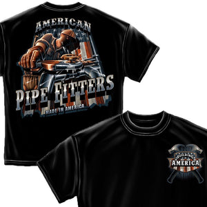 American Pipe Fitter T-Shirt-Military Republic