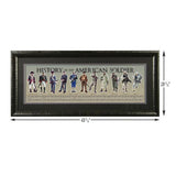 History of the American Soldier - Framed Poster - Military Republic