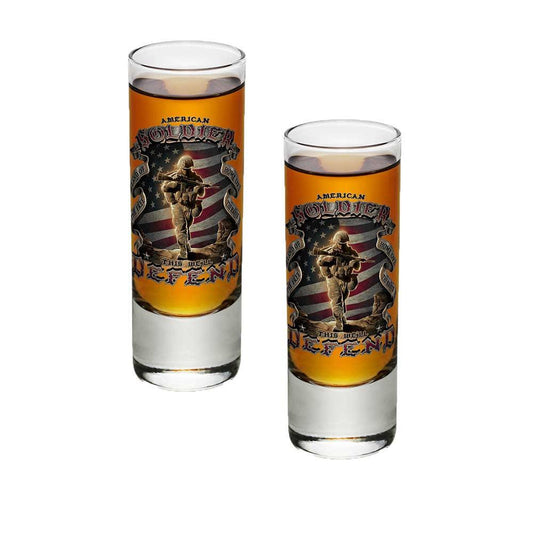 American Soldier Shot Glasses-Military Republic