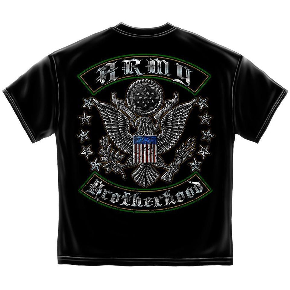 Army Brotherhood Foil T-Shirt-Military Republic