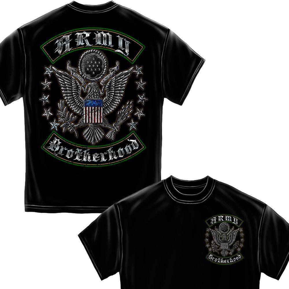 Army Brotherhood Foil T-Shirt-Military Republic