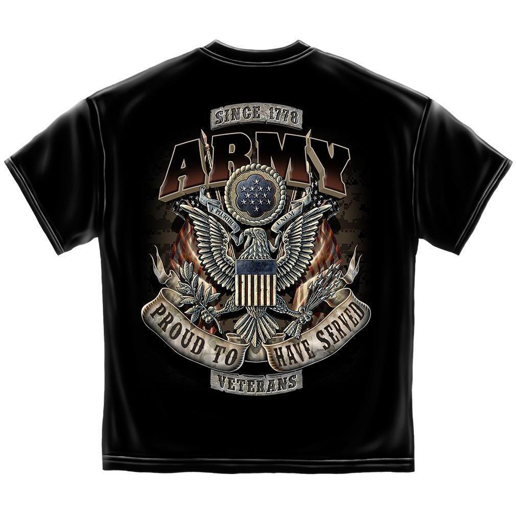 ARMY Proud To Have Served T-Shirt-Military Republic