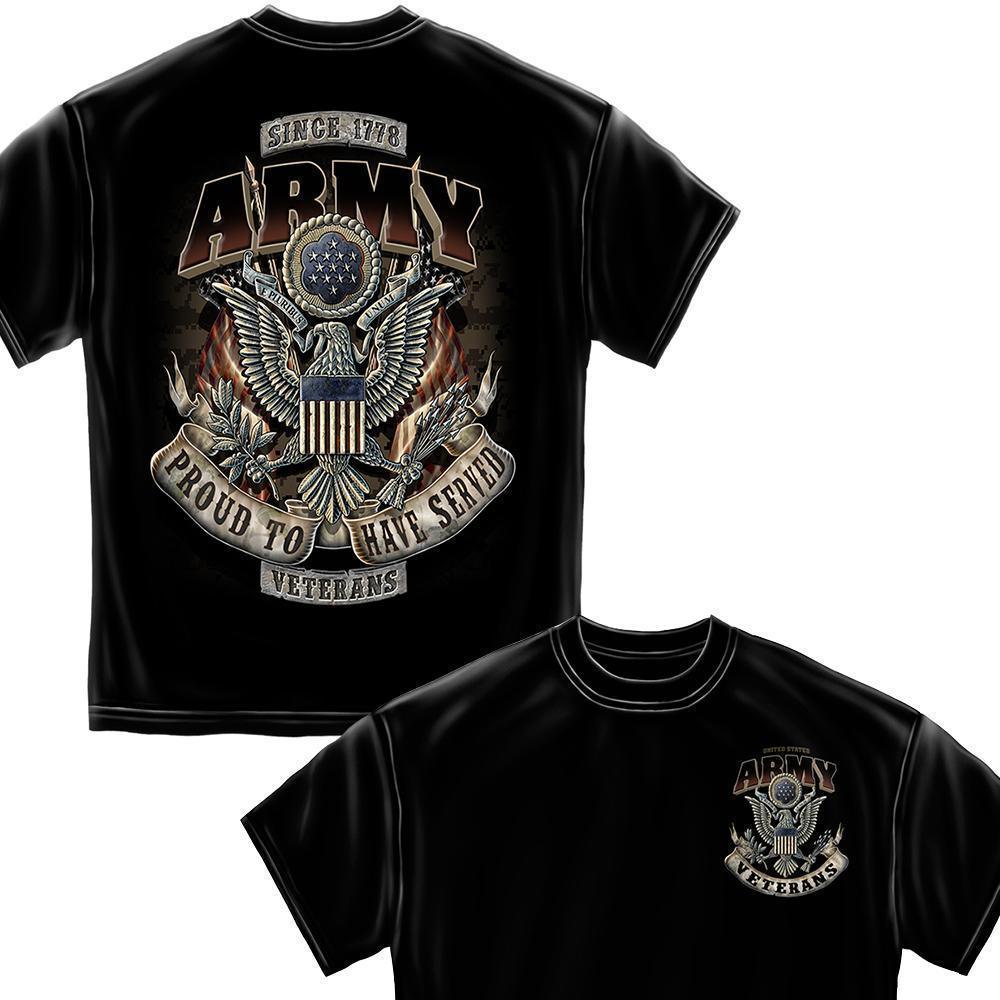 ARMY Proud To Have Served T-Shirt-Military Republic