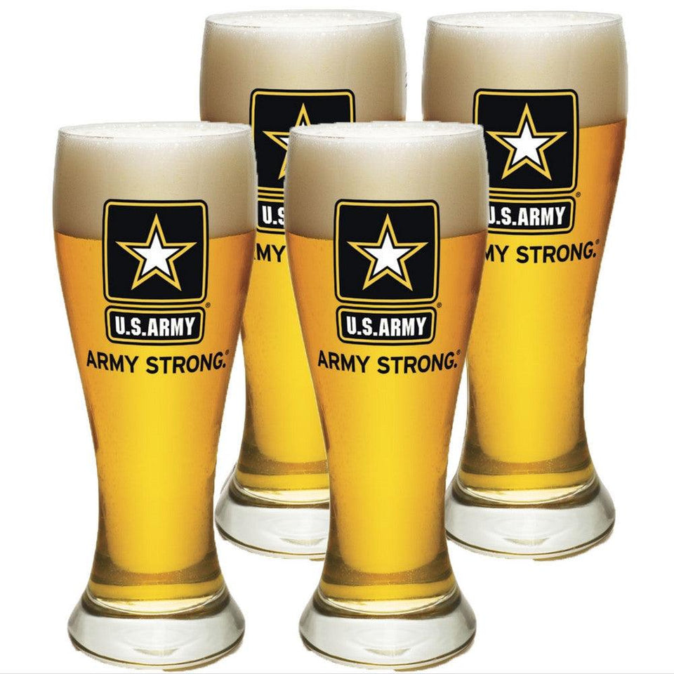 Army Star Pilsner Glass Set-Military Republic