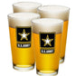 Army Star Pint Glasses-Military Republic