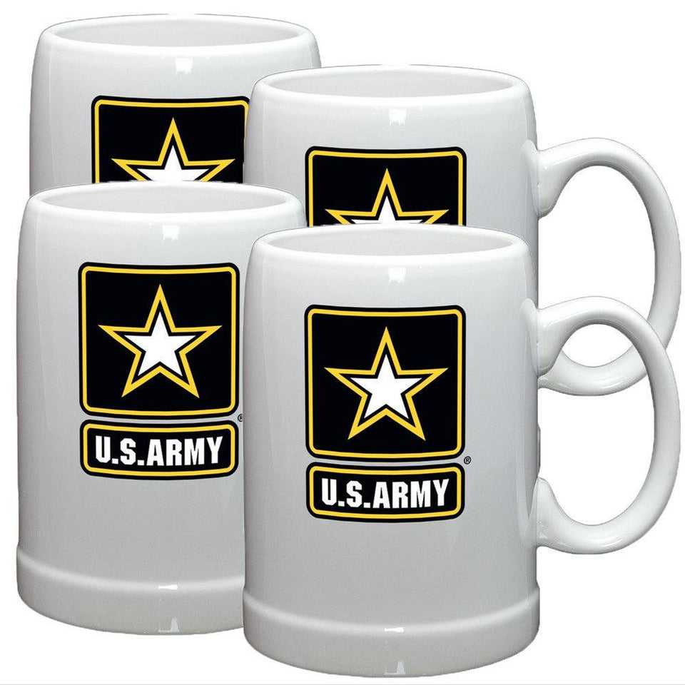 Army Star Stoneware Mug Set-Military Republic
