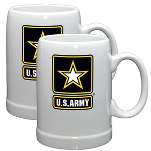 Army Star Stoneware Mug Set-Military Republic