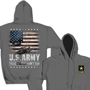 Army These Colors Won't Run Hoodie-Military Republic