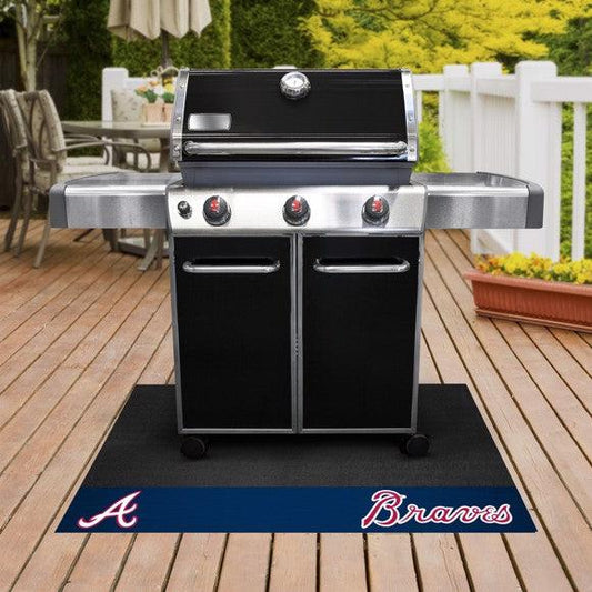 Atlanta Braves 100% Vinyl Grill Mat - Military Republic