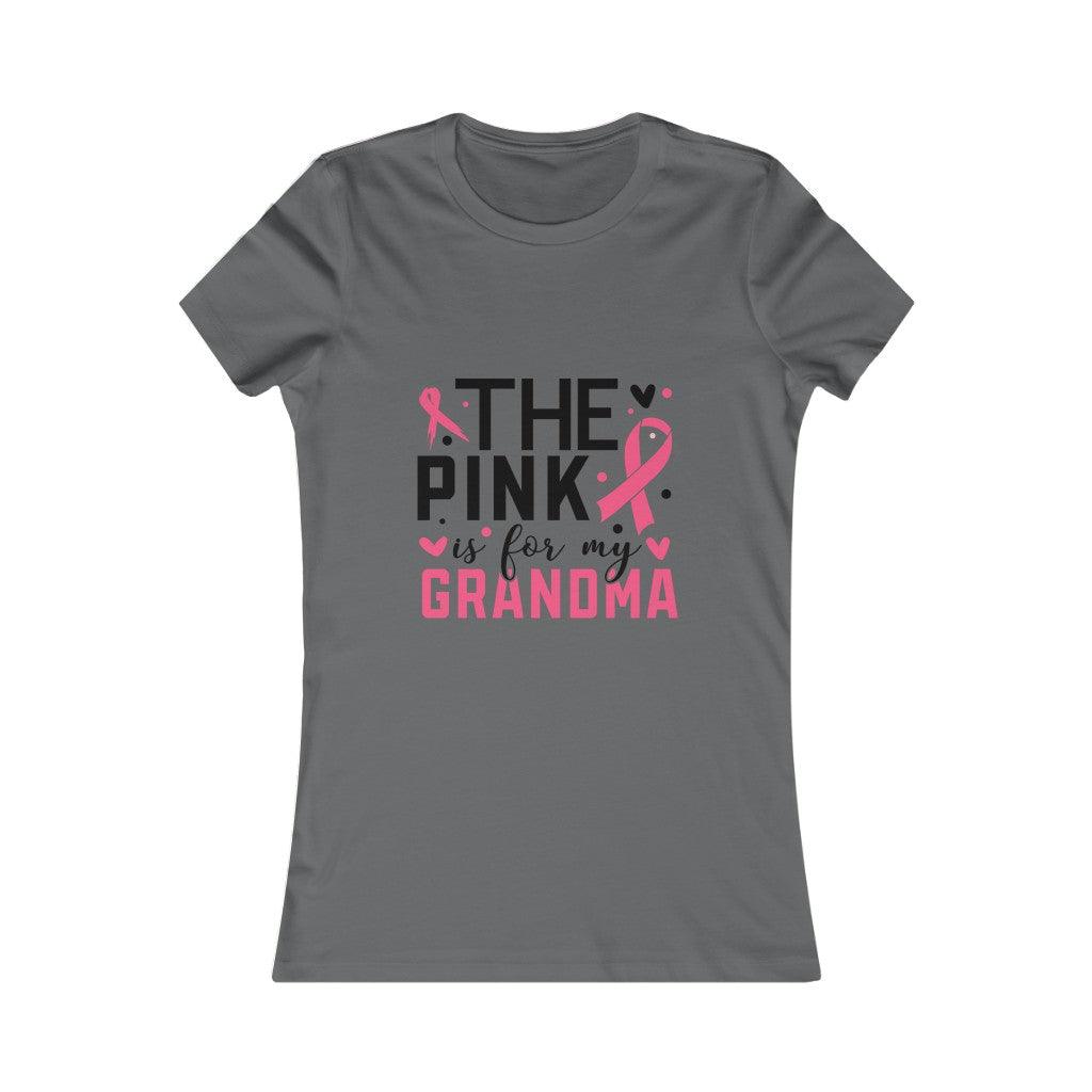 The Pink Is For My Grandma T-shirt - Military Republic