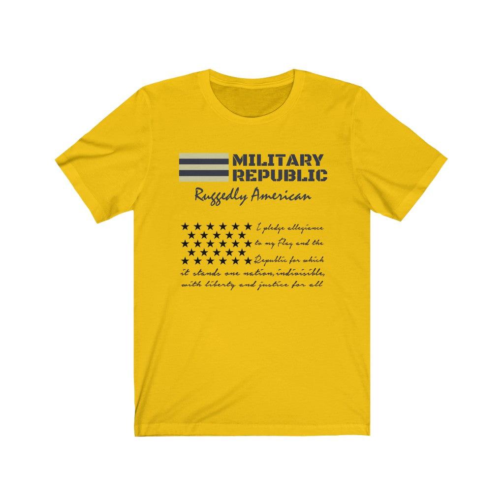 Military Republic - Pledge of Allegiance T-shirt - Military Republic