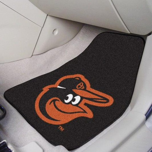 Baltimore Orioles 2Pk Carpet Car Mat Set - Military Republic