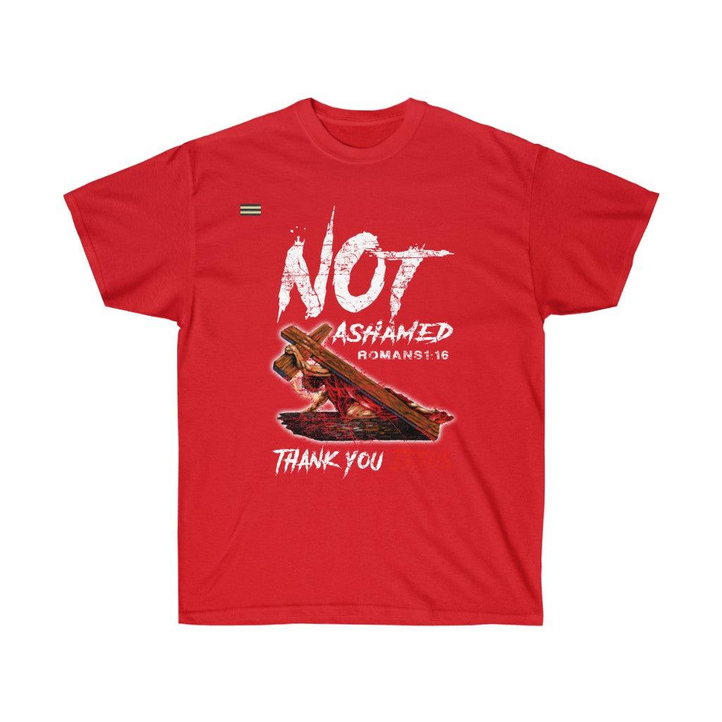 Not Ashamed of The Cross T-shirt - Military Republic