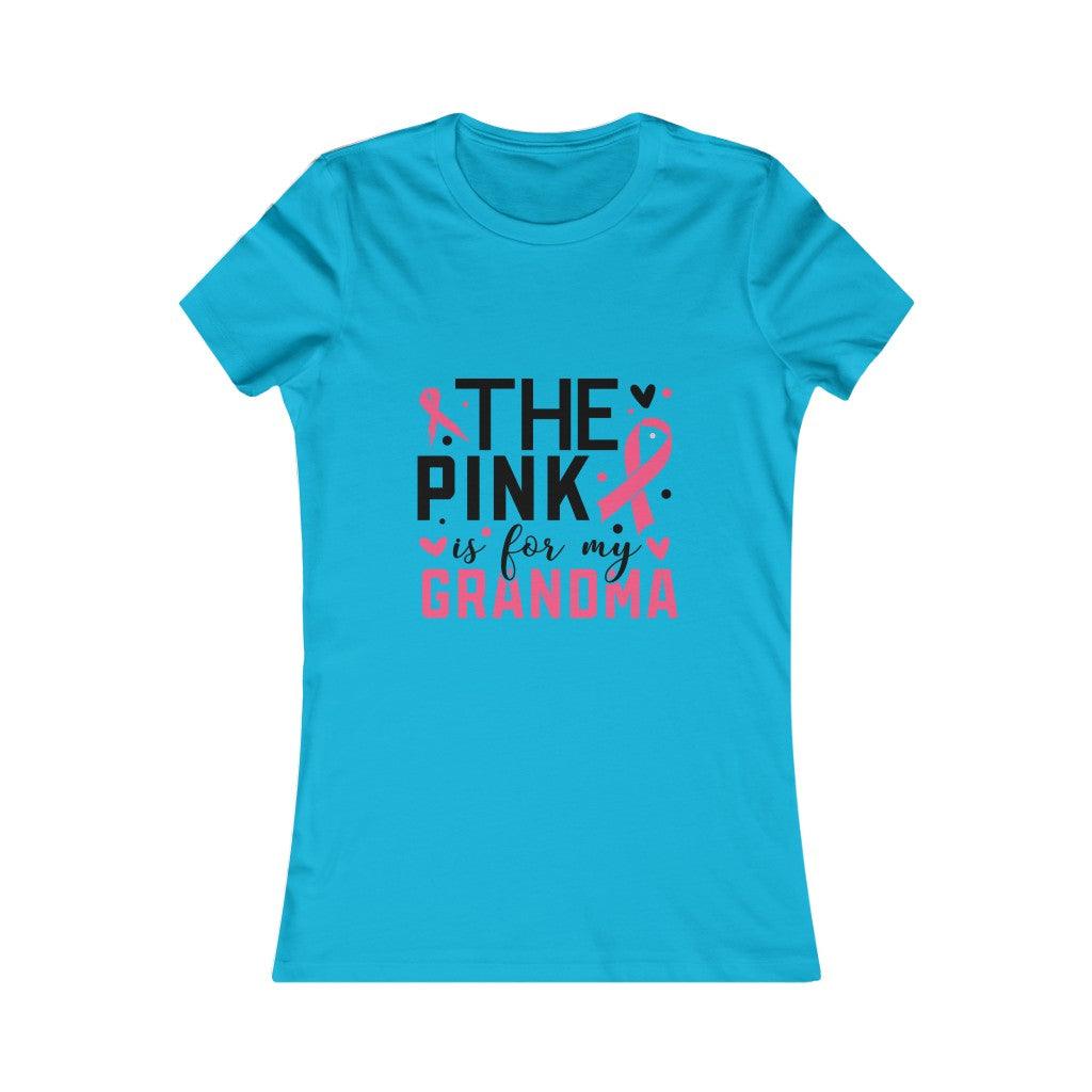 The Pink Is For My Grandma T-shirt - Military Republic