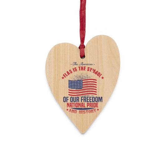 The American Flag True Symbols Christmas Ornament - Military Republic