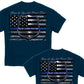 Blue Lives Matter T-Shirt-Military Republic