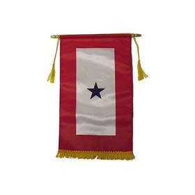 Blue Star Service Banner-Military Republic