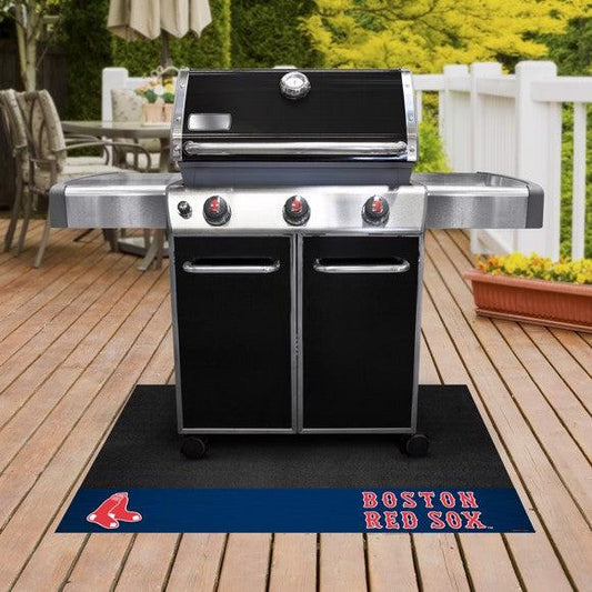 Boston Red Sox 100% Vinyl Grill Mat - Military Republic