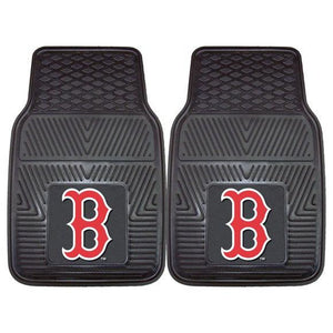 Boston Red Sox 2pk Heavy Duty Vinyl Car Mat Set - Military Republic