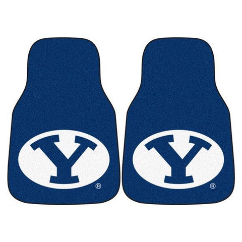 Brigham Young University 2Pk Carpet Car Mat Set - Military Republic