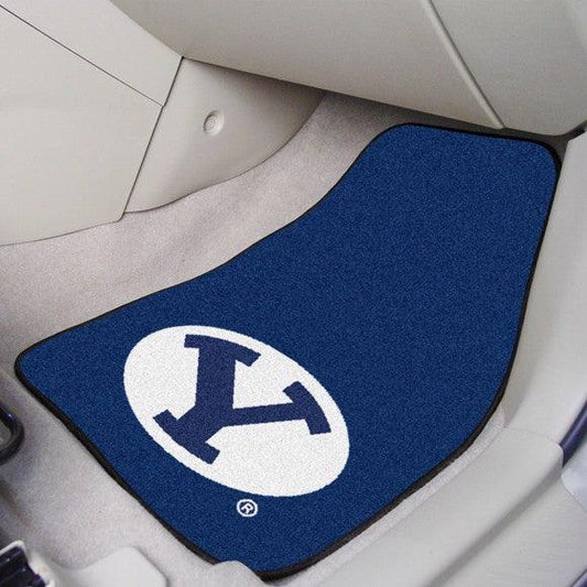 Brigham Young University 2Pk Carpet Car Mat Set - Military Republic