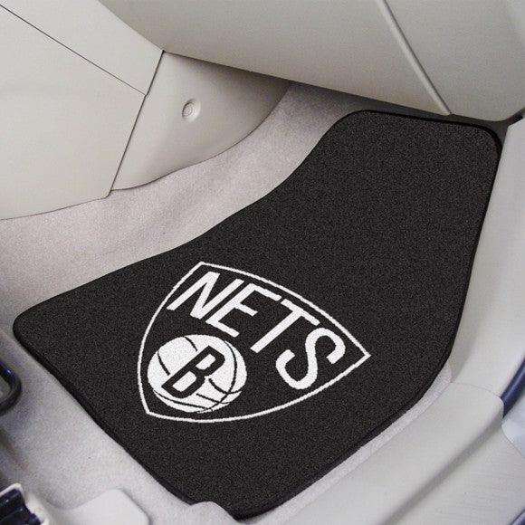 Brooklyn Nets 2Pk Carpet Car Mat Set - Military Republic