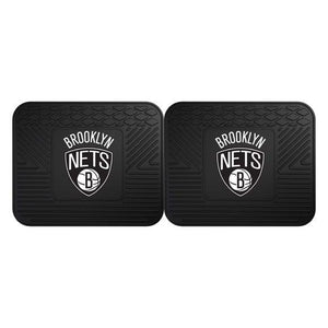 Brooklyn Nets 2pk Heavy Duty Vinyl Car Mat Set - Military Republic