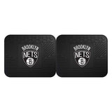Brooklyn Nets 2pk Heavy Duty Vinyl Car Mat Set - Military Republic