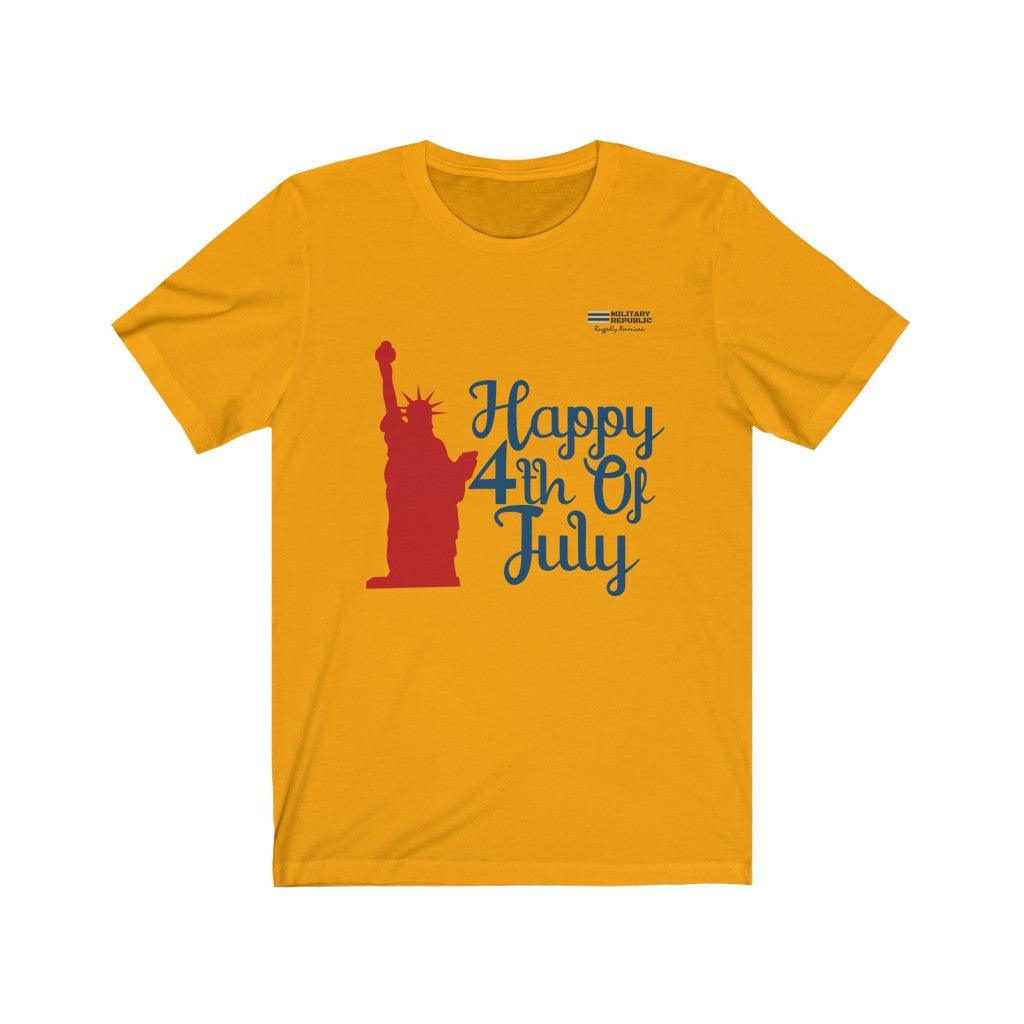 Happy 4th of July T-shirt - Military Republic