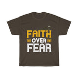 Faith Over Fear Motivational Unisex T-shirt - Military Republic
