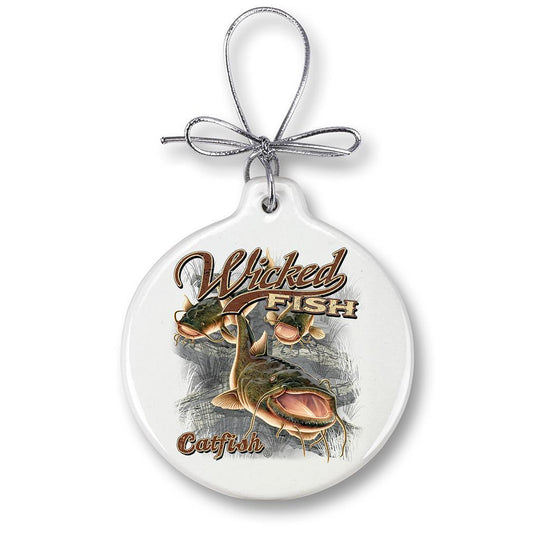 Catfish Fishing Christmas Ornament - Military Republic