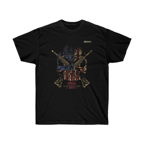 Veteran of the United States Army Shull and Flag T-shirt - Military Republic