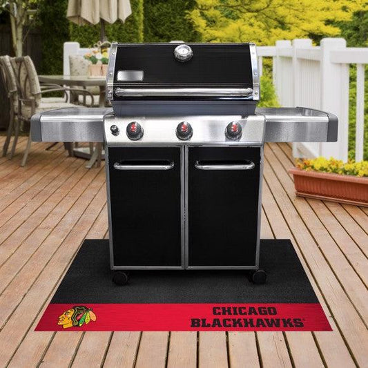 Chicago Blackhawks 100% Vinyl Grill Mat - Military Republic