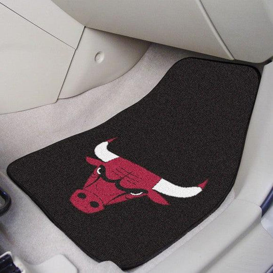 Chicago Bulls 2Pk Carpet Car Mat Set - Military Republic