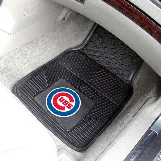 Chicago Cubs 2pk Heavy Duty Vinyl Car Mat Set - Military Republic